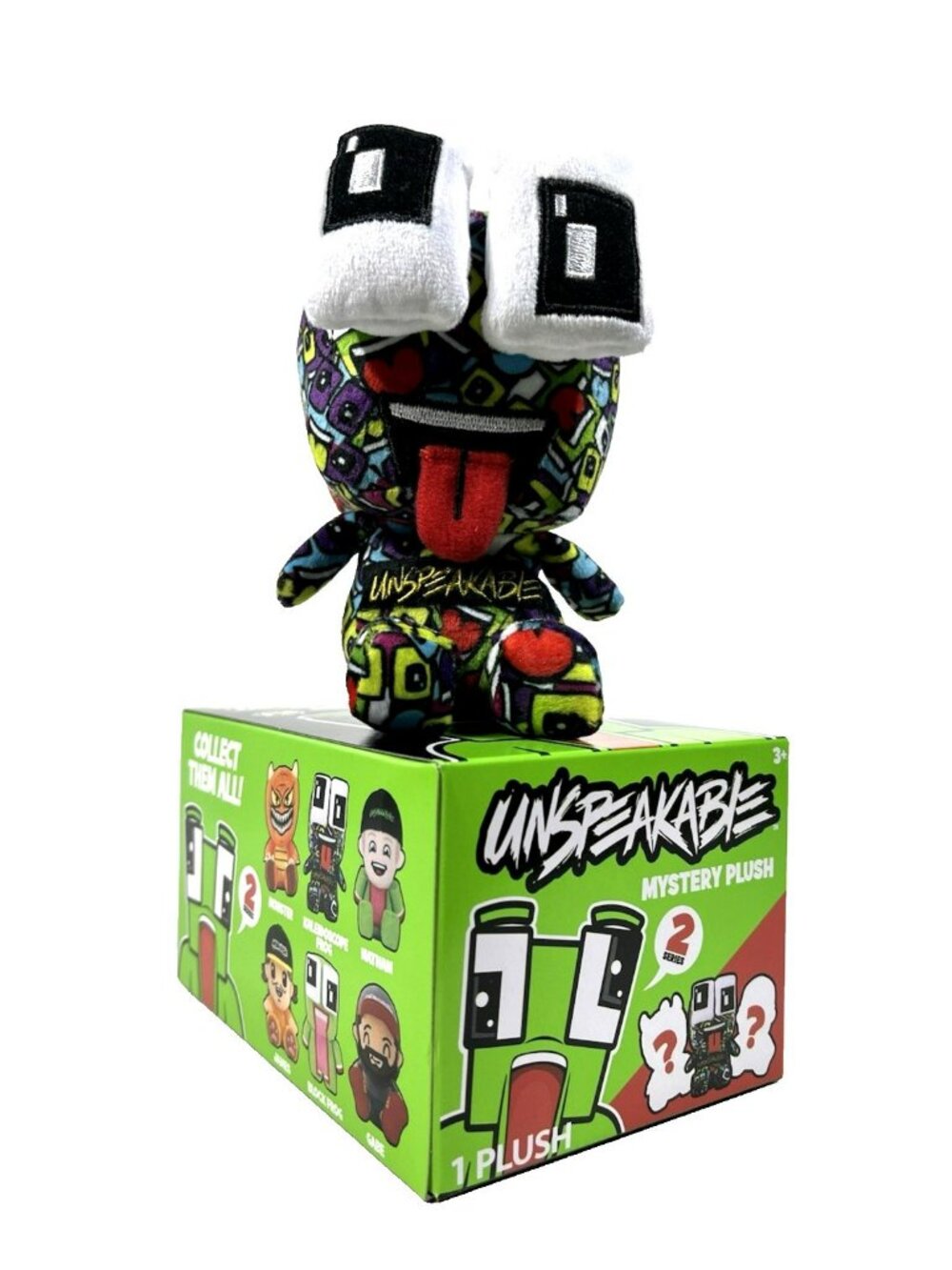 Unspeakable 6" Mini Mystery Plush KALEIDOSCOPE FROG Series 2